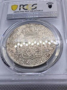 1792年 Mo-FM 8レアル PCGS VF 詳細 メキシコ カリコ-954 シルバー メキシココイン #7944