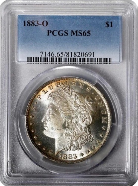 アメリカ シルバー モルガン 1ドル 1883-O PCGS: MS65 #C561｜WORLD RESOURCE【KING店】 103,950円