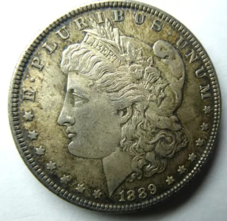 アメリカ 1889年 モルガン銀貨 VF+