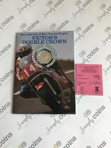 1983年 マン島 シルバー プルーフ TT ロン ハスラム 50ペンス コイン カード付き COA｜WORLD RESOURCE【KING店】 103,950円