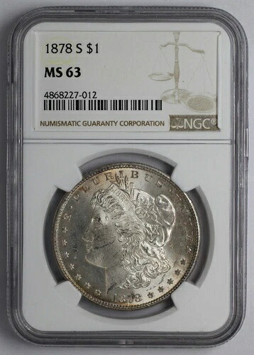 1878年 S モルガン銀貨 NGC MS 63｜WORLD RESOURCE【KING店】 103,950円