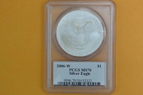 2006-W バーニッシュド アメリカン シルバー イーグル PCGS SP70 - トーニング|WORLD RESOURCE【KING店】