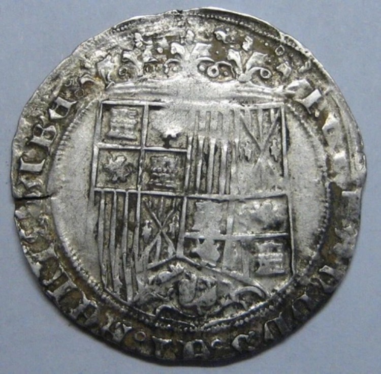スペイン 1 レアルコブ ブルゴス 1400年代 カトリック王 スペイン 銀貨 植民地時代