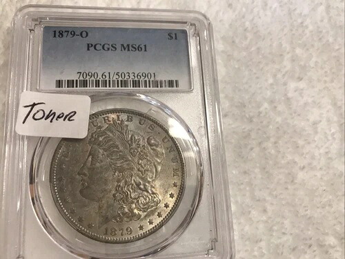 1879-O 1ドルモルガン銀貨 PCGS MS 61 レインボートナー｜WORLD RESOURCE【KING店】
