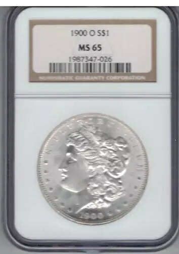 1900年 O モルガン シルバードル ~ NGC MS65 ~ 送料無料
