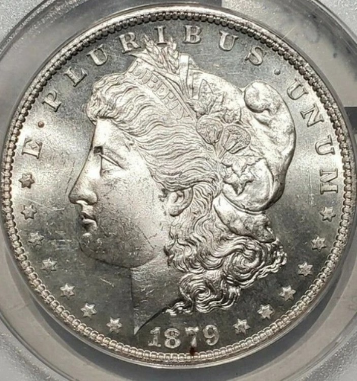1879-S モーガン銀貨 S$1 ANACS MS65 ミントラスター 未流通