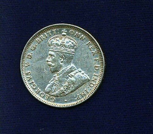 オーストラリア国王ジョージ5世 1927年 シリング銀貨、XF～A ほとんど流通していない｜WORLD RESOURCE【KING店】