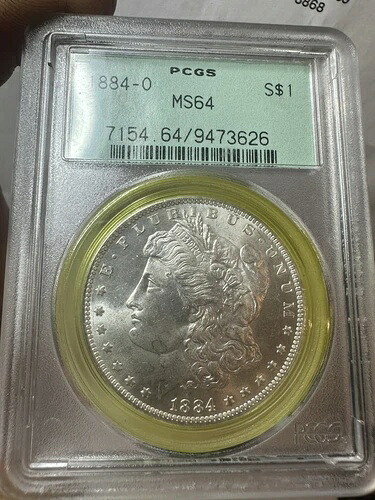 1884-O シルバー 1ドル PCGS MS 64 OGH モルガンドル オールドグリーンホルダー (OGH) MS64 PCGS｜WORLD RESOURCE【KING店】 103,950円