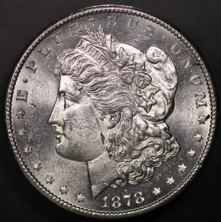 1878年 S モーガン銀貨 BU オリジナルコレクションより新品 - ロット AA 6612