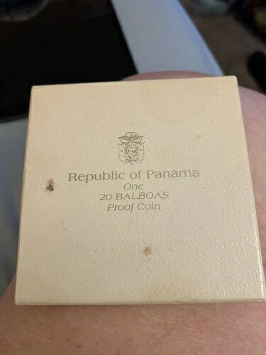 楽天市場】パナマ共和国 20バルボア銀貨 1974年 【中古】(65978