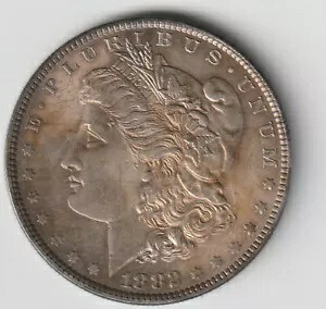 1882年 P モーガン シルバー ダラー コイン #531 AU 美しい色調 48,180円