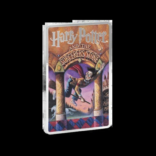 AGORO ハリー・ポッター ブックカバー ハリー・ポッターと賢者の石 2オンス シルバー画像