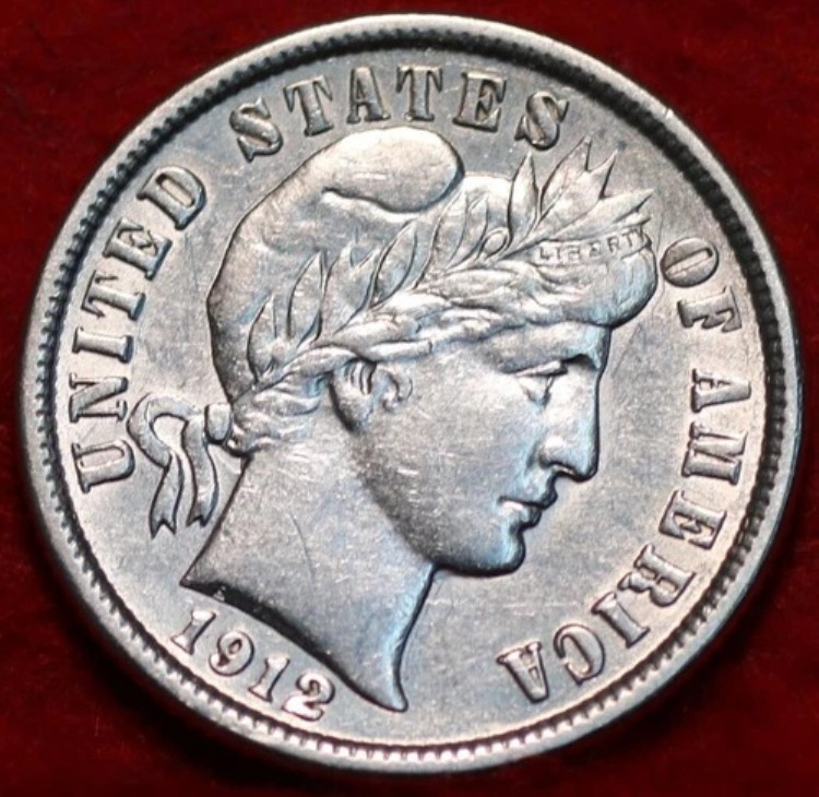 ???? 未使用 1912-D デンバーミント シルバー バーバー ダイム USA｜WORLD RESOURCE【KING店】