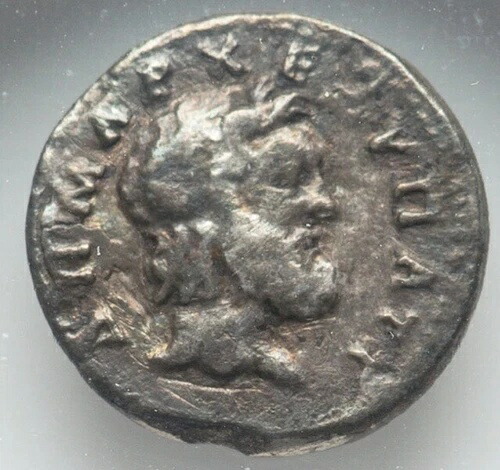 トラヤヌス帝 紀元98-117年 ローマ帝国 AR ヘミドラクマ ゼウス デナリウス 銀貨 NGC
