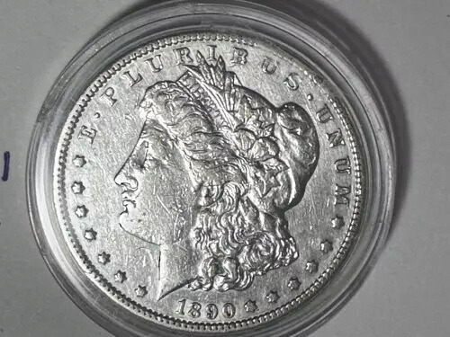 1890-CC モルガン銀貨 - BU - より良い日付 ロット番号 674