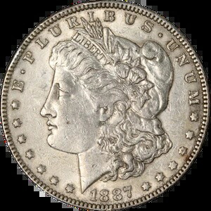 1887-P モルガン銀貨 - VAM 25A - Donkey Tail Executiのお買い得品｜WORLD RESOURCE【KING店】