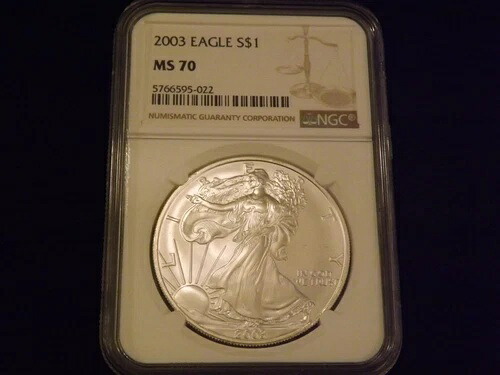 2003年 1ドル イーグル NGC MS 70