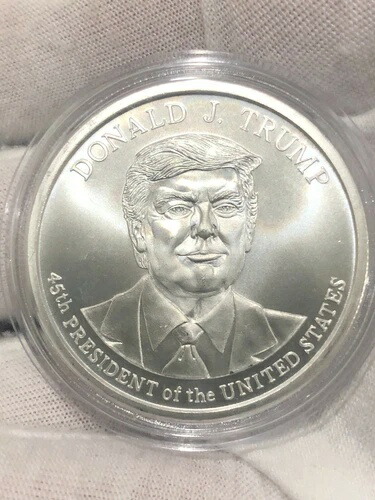 ドナルド・トランプ 2020 1オンス 999 シルバー BU コイン 第45代大統領記念 5枚セット