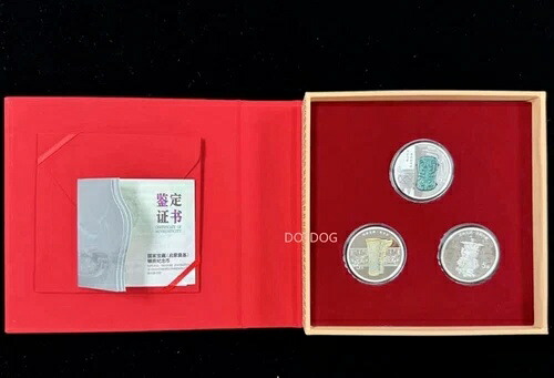 2024年 中国 5元 国宝 15g 銀貨*3枚 COA&BOX付き｜WORLD RESOURCE【KING店】