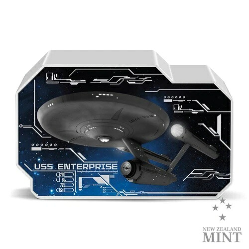 2024 1オンス ニウエ シルバー 2. USS エンタープライズ NCC 1701 ニウエ PP