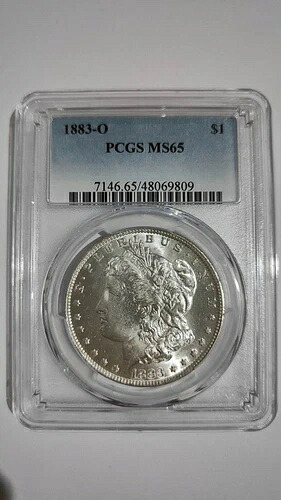 1883-O アメリカ モルガン銀貨 PCGS MS65｜WORLD RESOURCE【KING店】