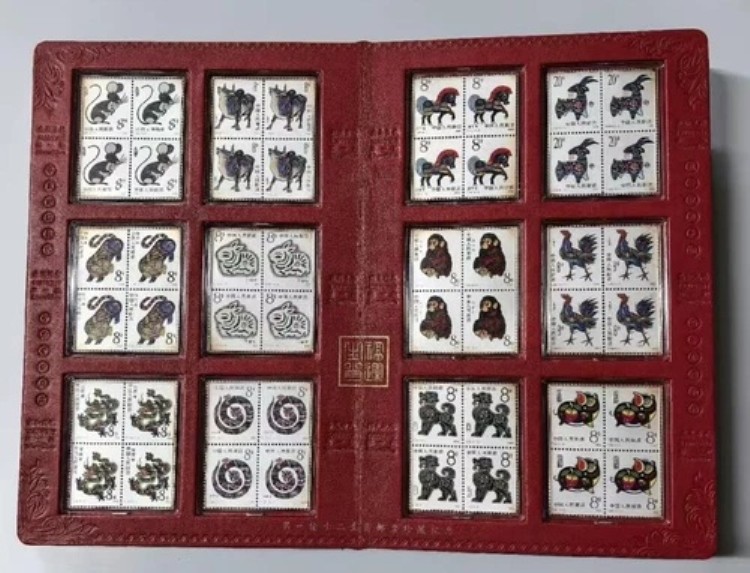 1980-1991年 中国旧正月銀切手12枚セット(12枚×5g、合計60g、ブロック4)|WORLD RESOURCE【KING店】