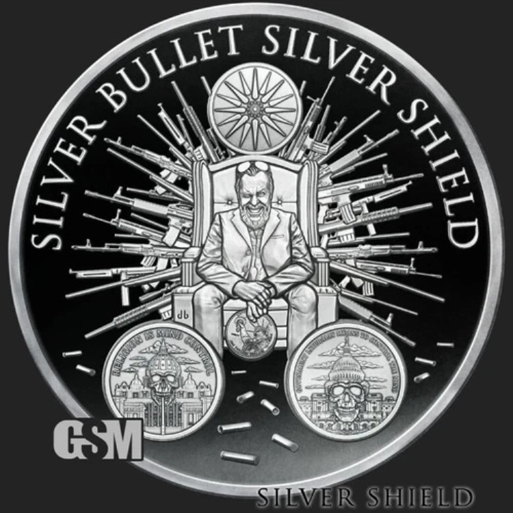 2022年 1オンス プルーフ 1兆ドル - 低 COA 130 - シルバーシールド - SSG|WORLD RESOURCE【KING店】