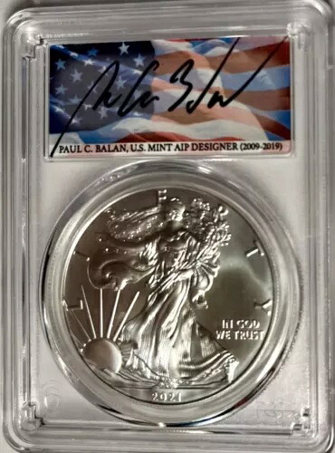 2021 シルバーイーグル PCGS MS70 バランポップ 60 マーカンティスデザイン FDOI タイプ1 アイテム NXS|WORLD RESOURCE【KING店】