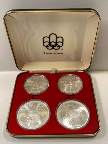 4 モントリオール 1975 オリンピック 銀貨 1975年発行 925 スターリングシルバー|WORLD RESOURCE【KING店】