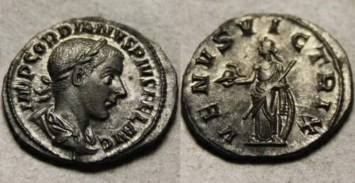 ゴルディアヌス3世デナリウス希少な古代ローマ銀貨XF 238AD VENUS｜WORLD RESOURCE【KING店】