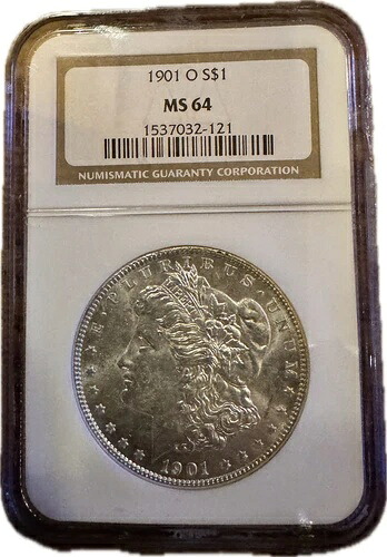 1901-O モルガン銀貨 S$1 MS64 NGC｜WORLD RESOURCE【KING店】