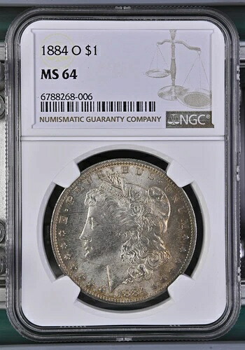 1884年 O モルガン銀貨 NGC MS-64｜WORLD RESOURCE【KING店】 98,010円