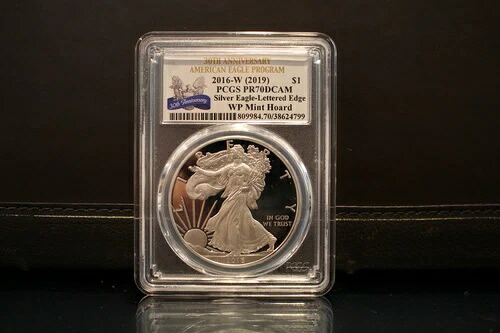 2016 W プルーフ シルバー イーグル PCGS PR70 DCAM (2019 ウェストポイント造幣局蔵!)|WORLD RESOURCE【KING店】