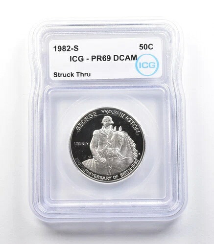 1982-S ジョージ・ワシントン記念ハーフダラー エラー PR69 ICG *2363｜WORLD RESOURCE【KING店】 98,010円