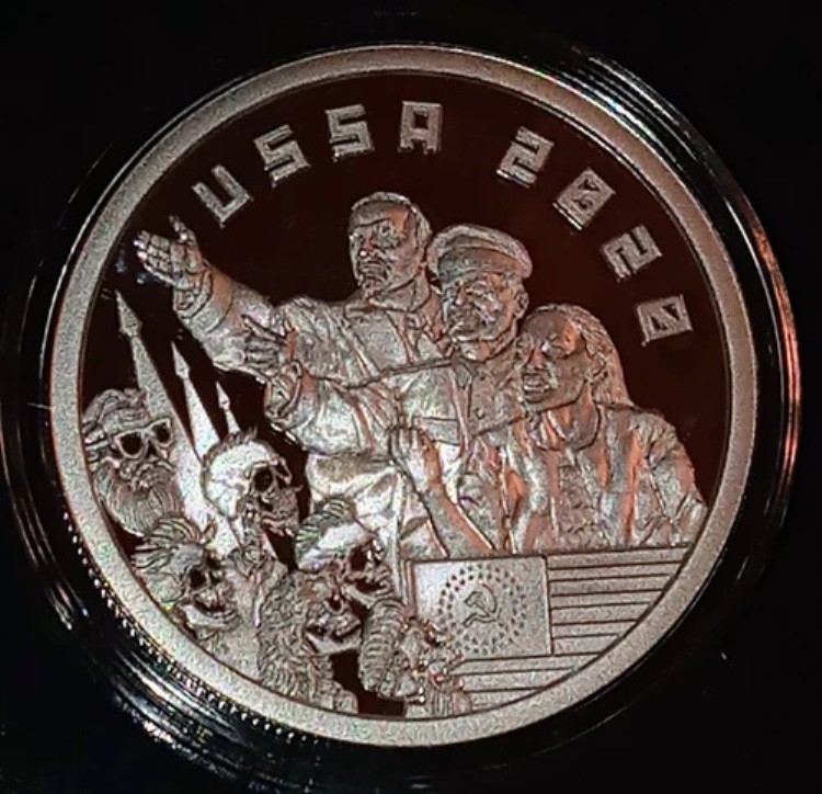 1オンス 2019 SSG シルバーシールド プルーフ USAA 2020 ラウンド #5。コアなし|WORLD RESOURCE【KING店】