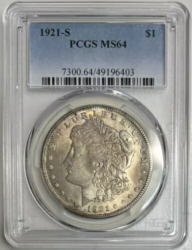 1921年 S モルガン ダラー PCGS MS64 銀貨 1ドル