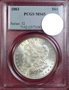 1883-P モルガン・ダラー PCGS MS65|WORLD RESOURCE【KING店】