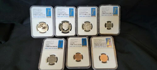 2019 S&D 7枚セット エクスプロア&ディスカバーセット NGC Ms 67/Pf 70 Ucam FDOI|WORLD RESOURCE【KING店】