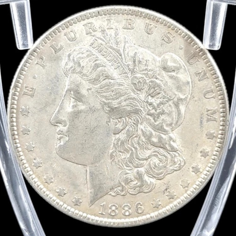 1886年 7TF REV79 モーガン シルバードル 90% シルバー 美しいコレクターズコイン #849｜WORLD RESOURCE【KING店】