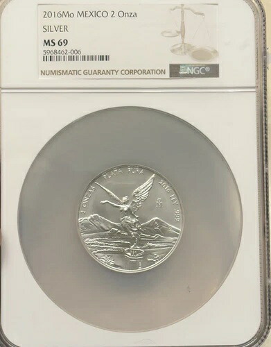 ????2016 2オンス リベルタッド NGC MS69 シルバー 発行枚数非常に少ない!!!希少品????|WORLD RESOURCE【KING店】