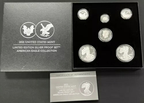 2021年米国造幣局限定版シルバープルーフセット アメリカンイーグルコレクション