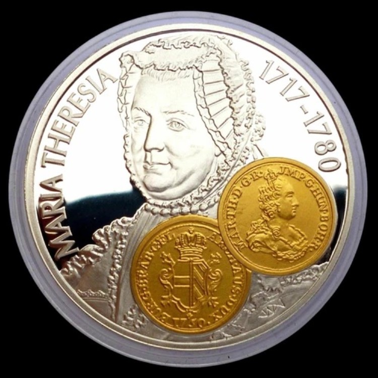 オランダ領アンティル 10 グルデン 2001 銀貨プルーフ、金貨付き ダブルソブ｜WORLD RESOURCE【KING店】
