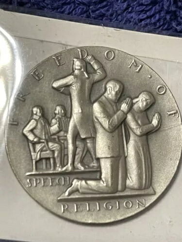 カール・ルートヴィヒ・シュミッツ作、非常に良好な状態の純銀製自由貨幣 117,700円
