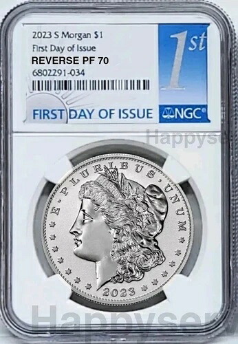 2023-S モルガン・ダラー リバース・プルーフ 初日 Fdi NGC PF70 (すぐに発送可能)｜WORLD RESOURCE【KING店】 117,700円