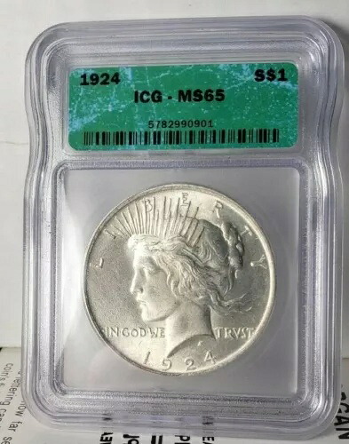 1924-P 平和ドル!- ICG MS 65!!- 高品位!!!｜WORLD RESOURCE【KING店】