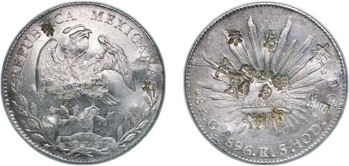 メキシコ 1896 Go RS 8 レアル シルバー 903 AU|WORLD RESOURCE【KING店】