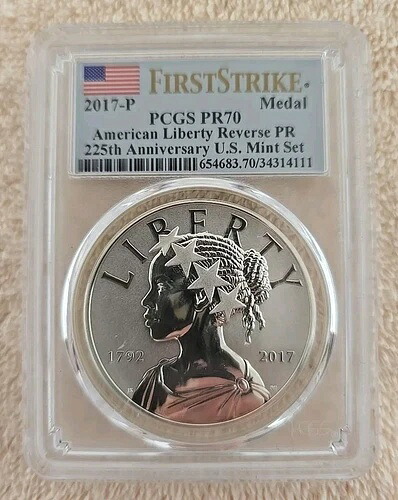 2017年 P REV プルーフ アメリカンリバティメダル 225周年 PCGS PR70|WORLD RESOURCE【KING店】