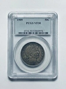 1909年バーバーハーフダラー PCGS VF30|WORLD RESOURCE【KING店】