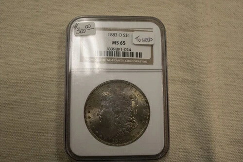 1883-O S$1 MS65 トーン NGC認定