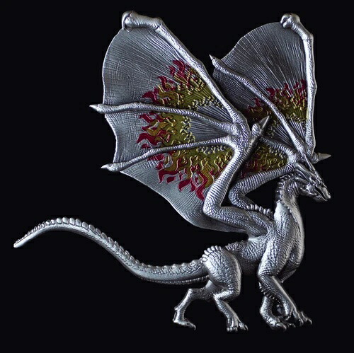 2024年 韓国神話の獣 ドラゴン 3オンス シルバーシェイプスタッカー｜WORLD RESOURCE【KING店】